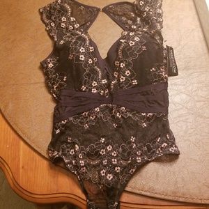 Sexy intimate wear! Black and pink lace/mesh